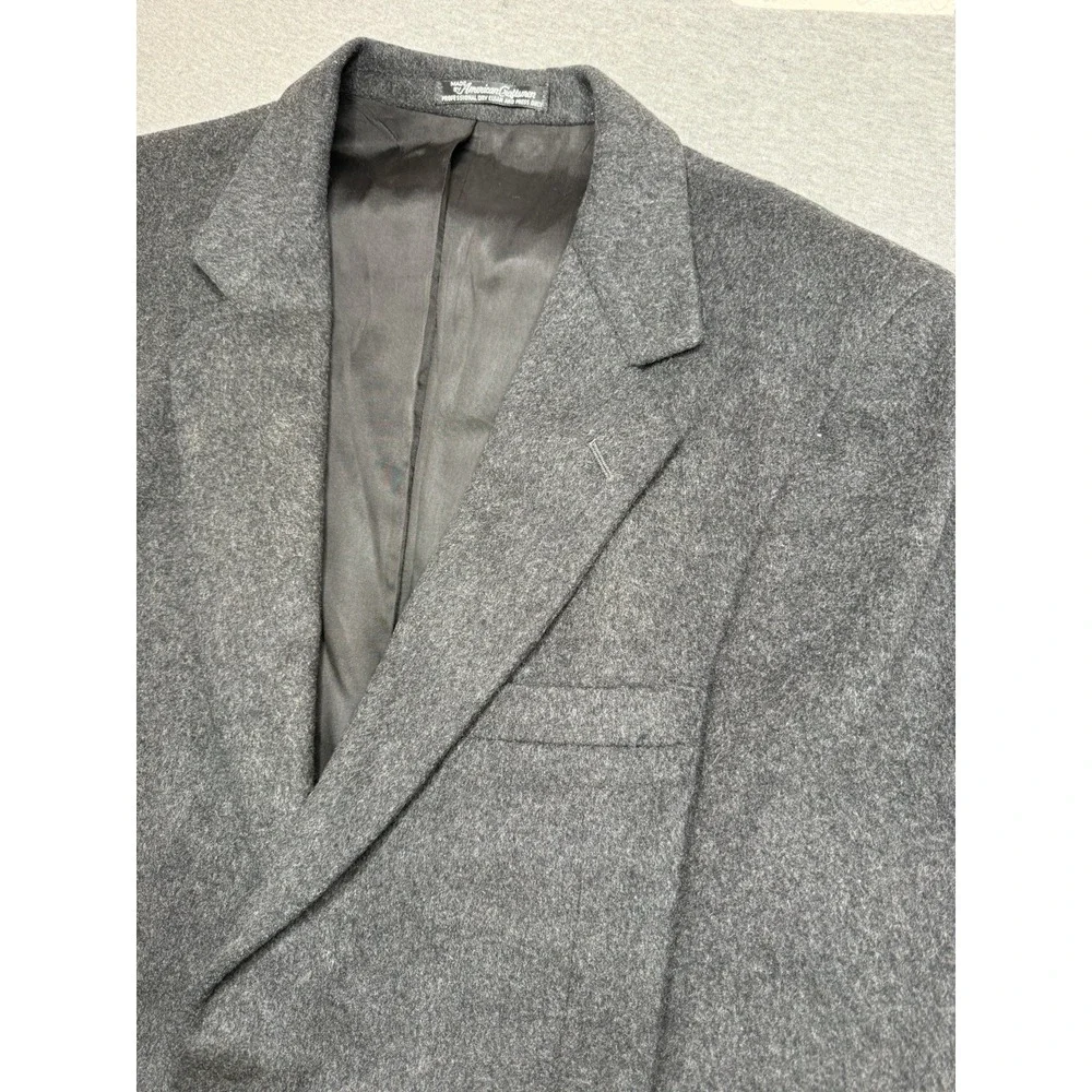 DiBenedetto Wool Cashmere Blend Sport Coat Men 44R Gray Blazer